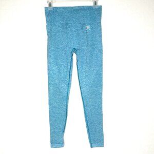 Gymshark Vital Seamless Leggings Tahoe Teal Marl High Waist Yoga Contouring XS